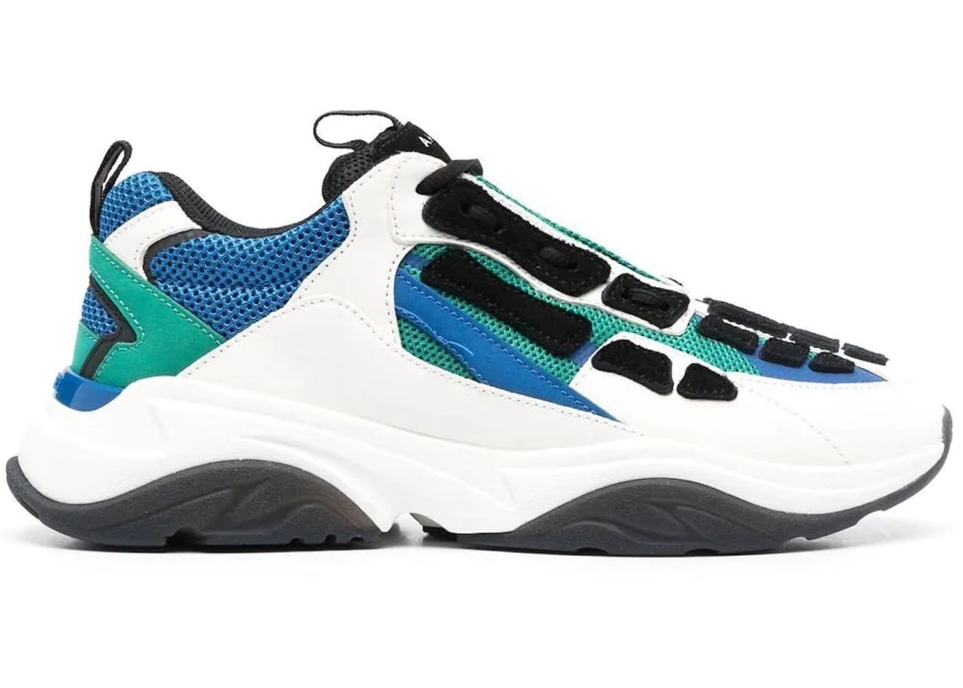 Amiri Bone Runner White Black Teal