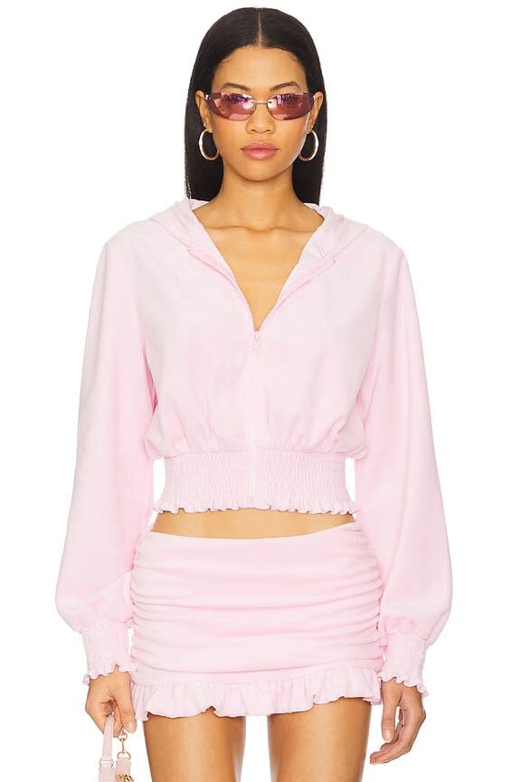 superdown Mahina Terry Hoodie in Pink