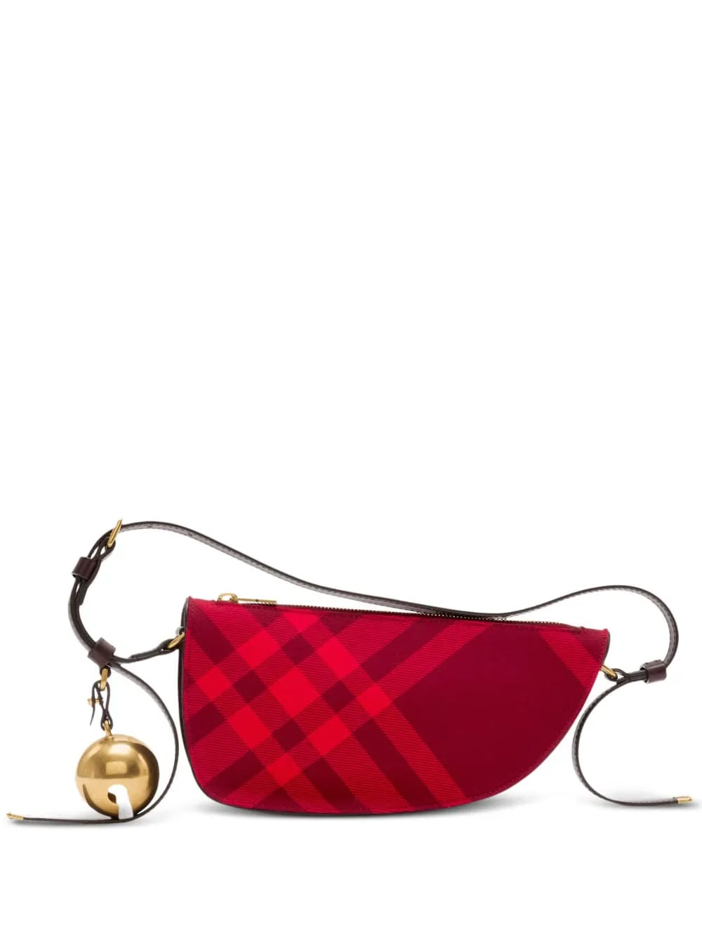 mini Shield check-pattern shoulder bag