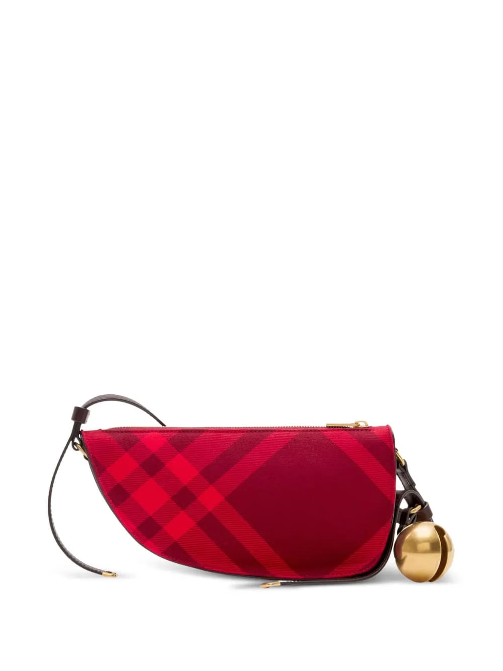 mini Shield check-pattern shoulder bag