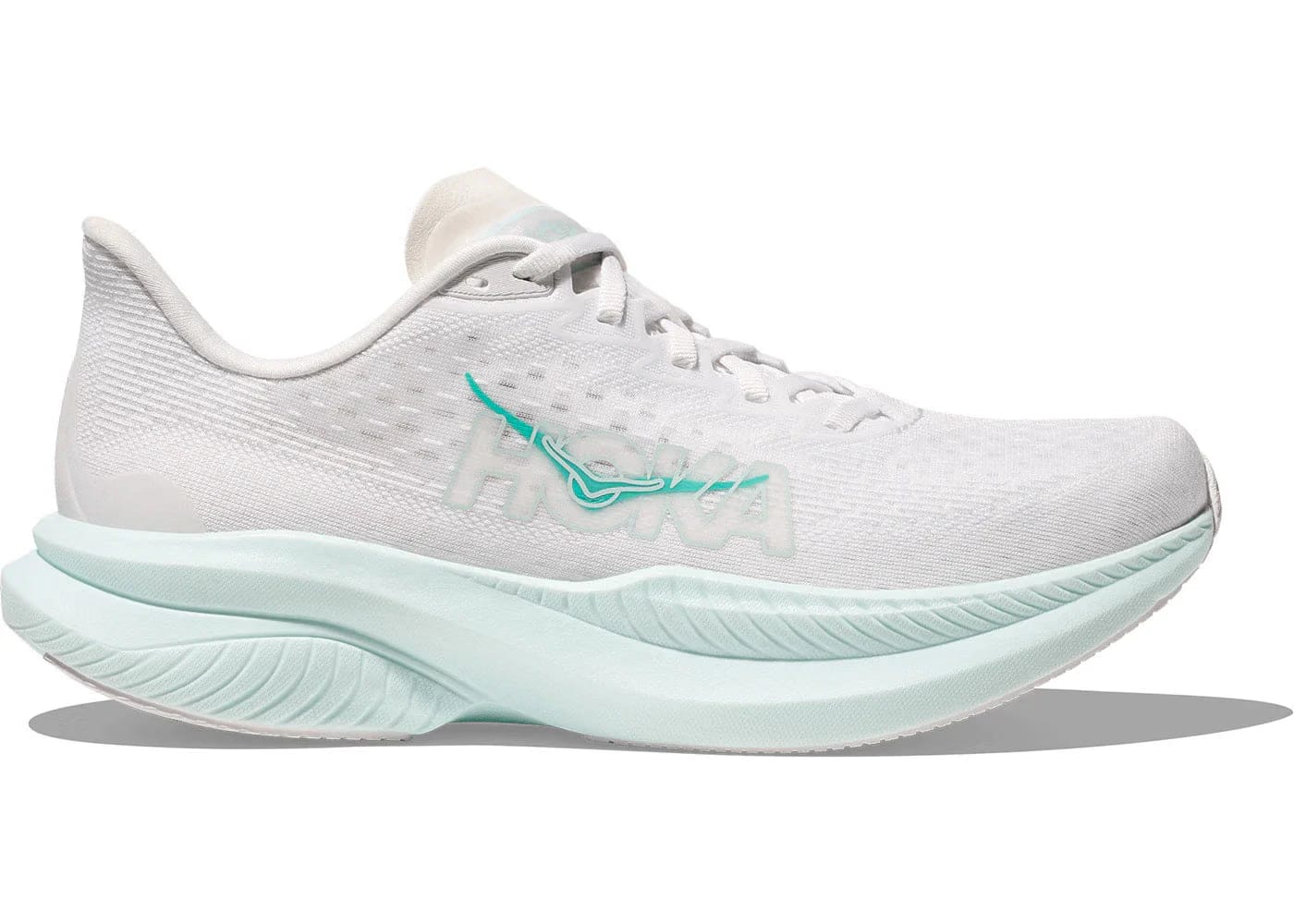 Hoka One One Mach 6 White Droplet Womens