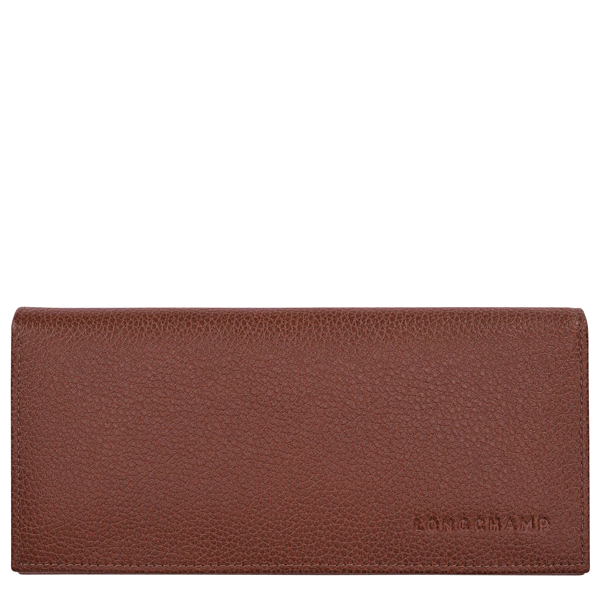 Longchamp Le Foulonné Long continental wallet Coffee