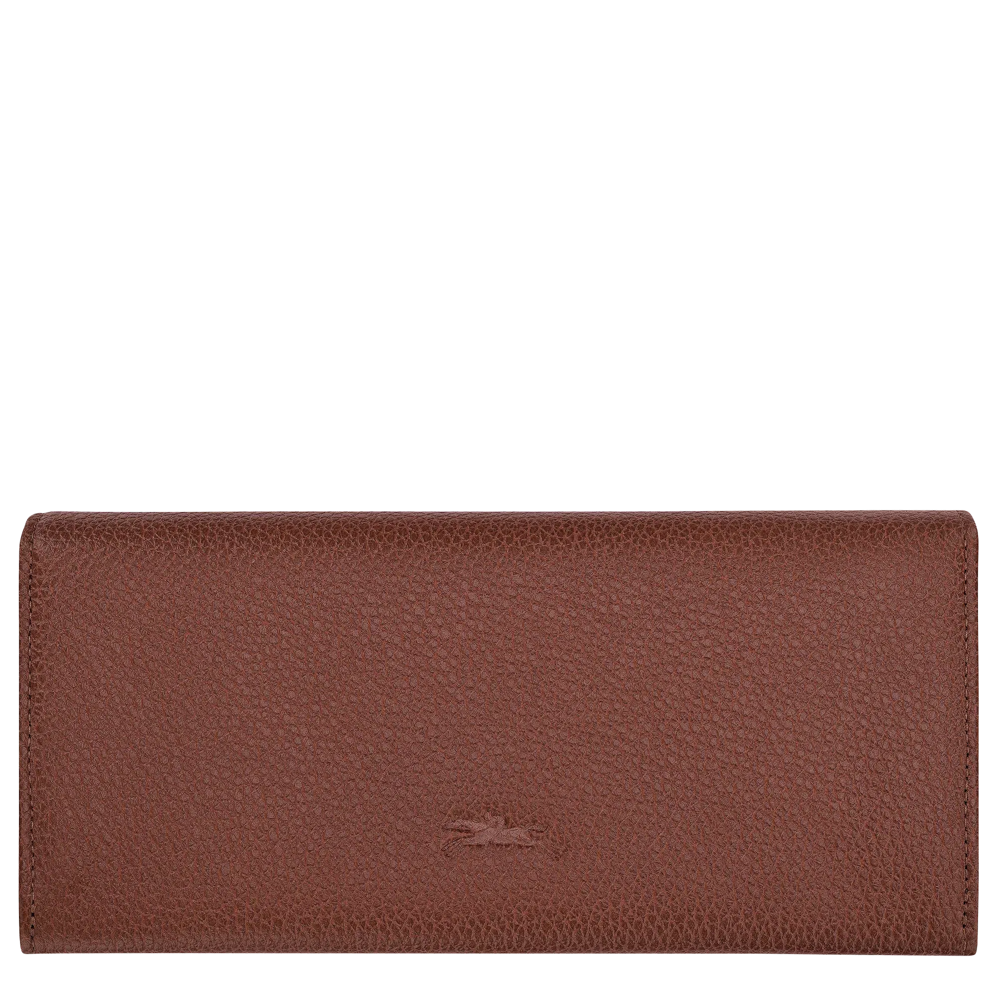 Longchamp Le Foulonné Long continental wallet Coffee