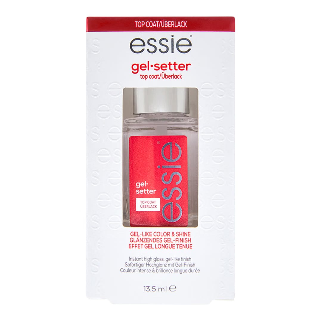Essie Gel Setter Top Coat - Gel Like High Gloss Finish Nail Polish