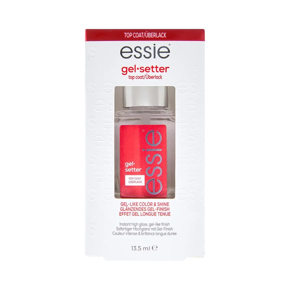 Essie Gel Setter Top Coat - Gel Like High Gloss Finish Nail Polish