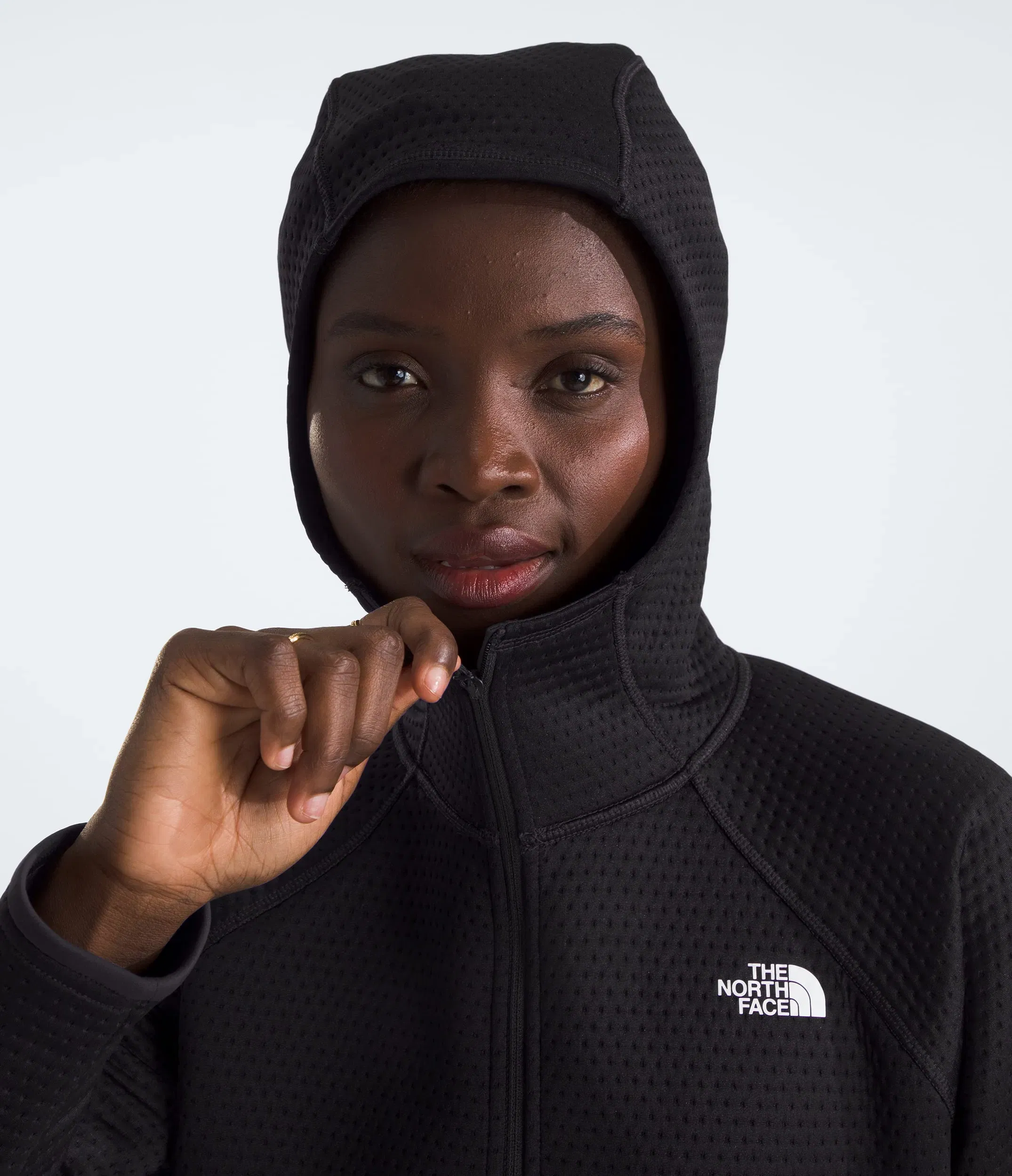 The North Face Women’s DOTKNIT™ Thermal Full-Zip Hoodie TNF Black