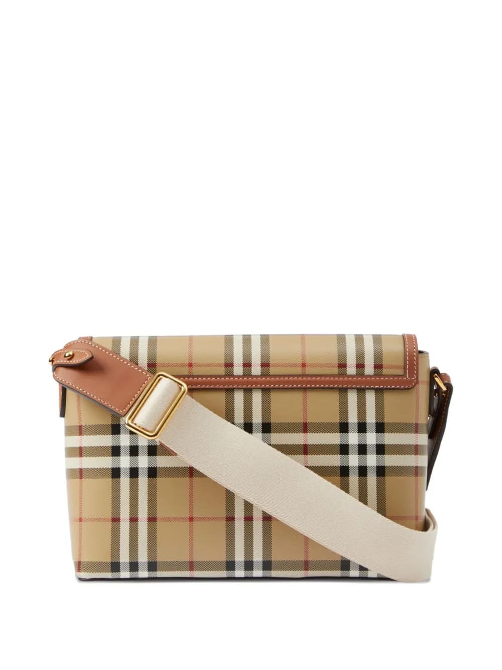 checked cross body bag
