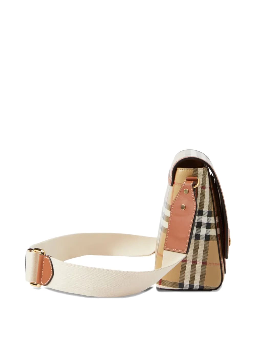 checked cross body bag