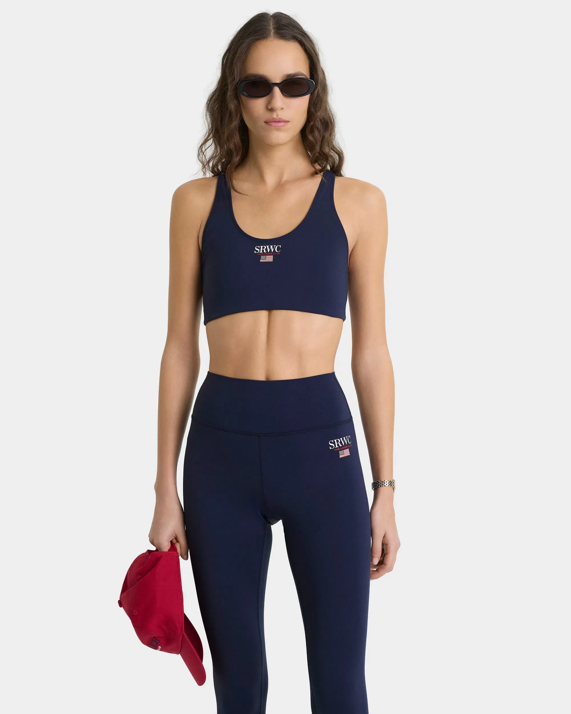 Nautical Sports Bra - Navy