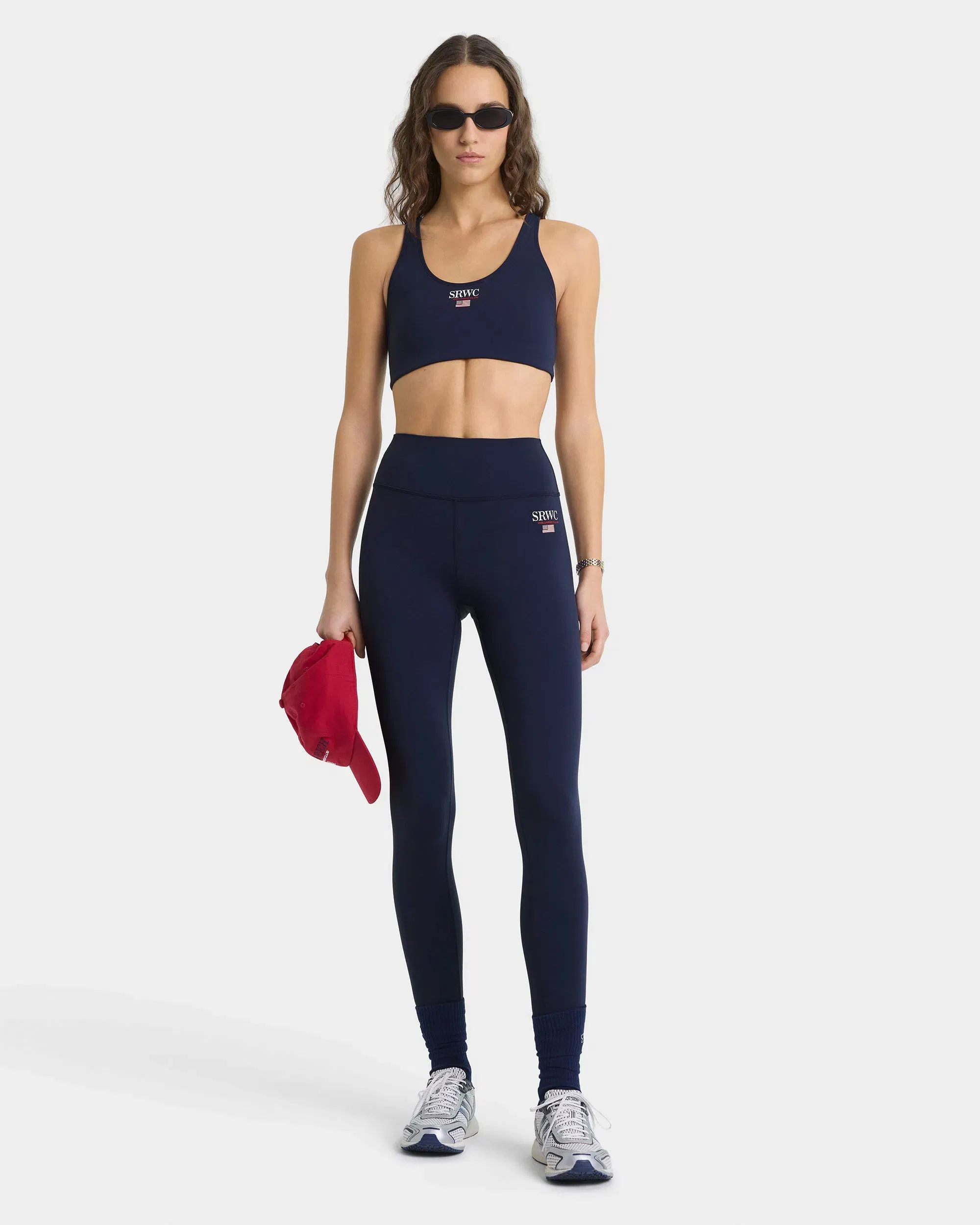 Nautical Sports Bra - Navy