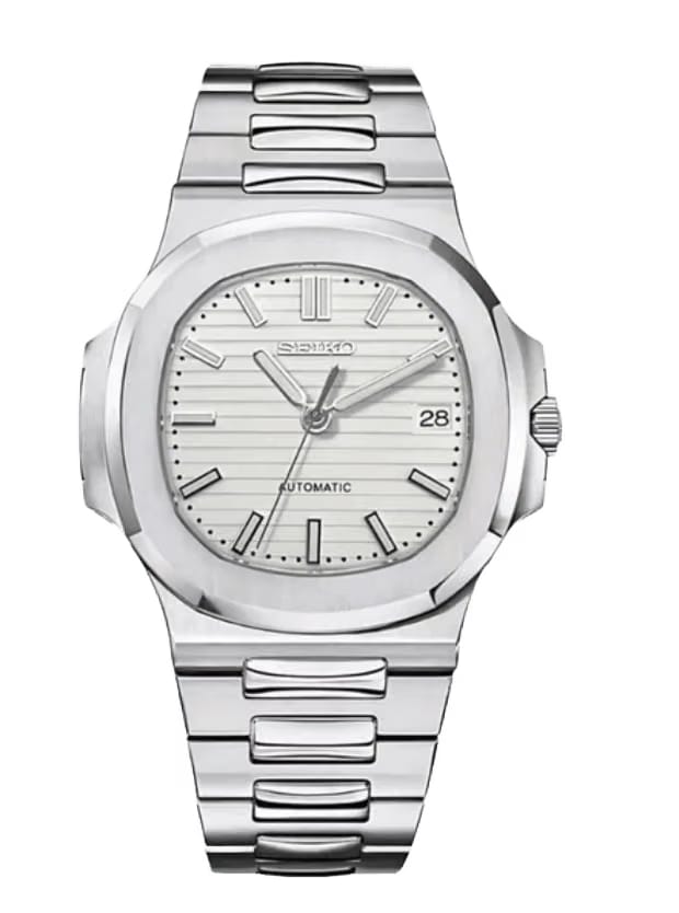 Seiko Mod Nautilus White