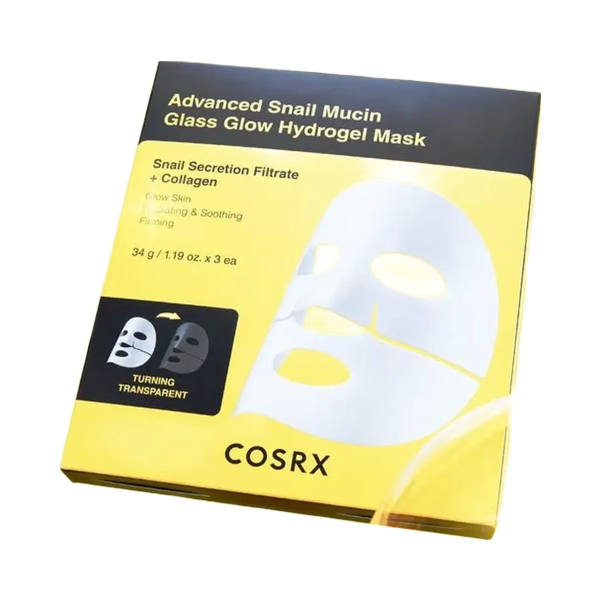 COSRX Advanced Snail Mucin Glass Glow Hydrogel Mask