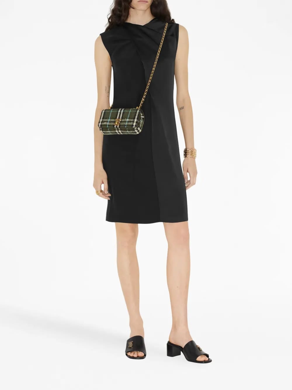 mini Lola checked crossbody bag