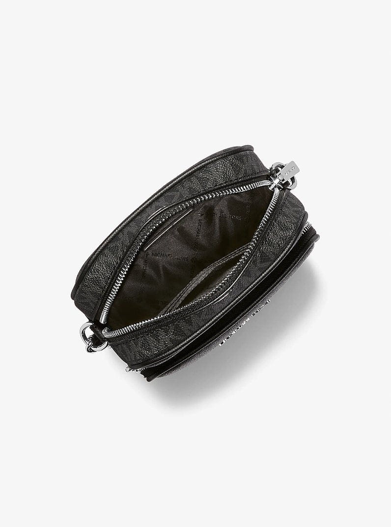 Michael Kors Jet Set Travel Medium Logo Crossbody Bag Black