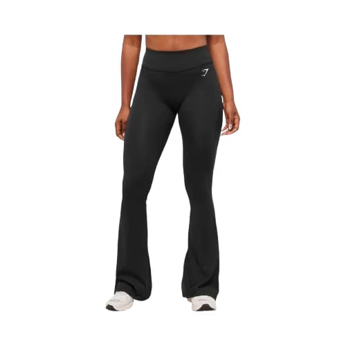 Gymshark Superset Back Pocket Flared Leggings - Black