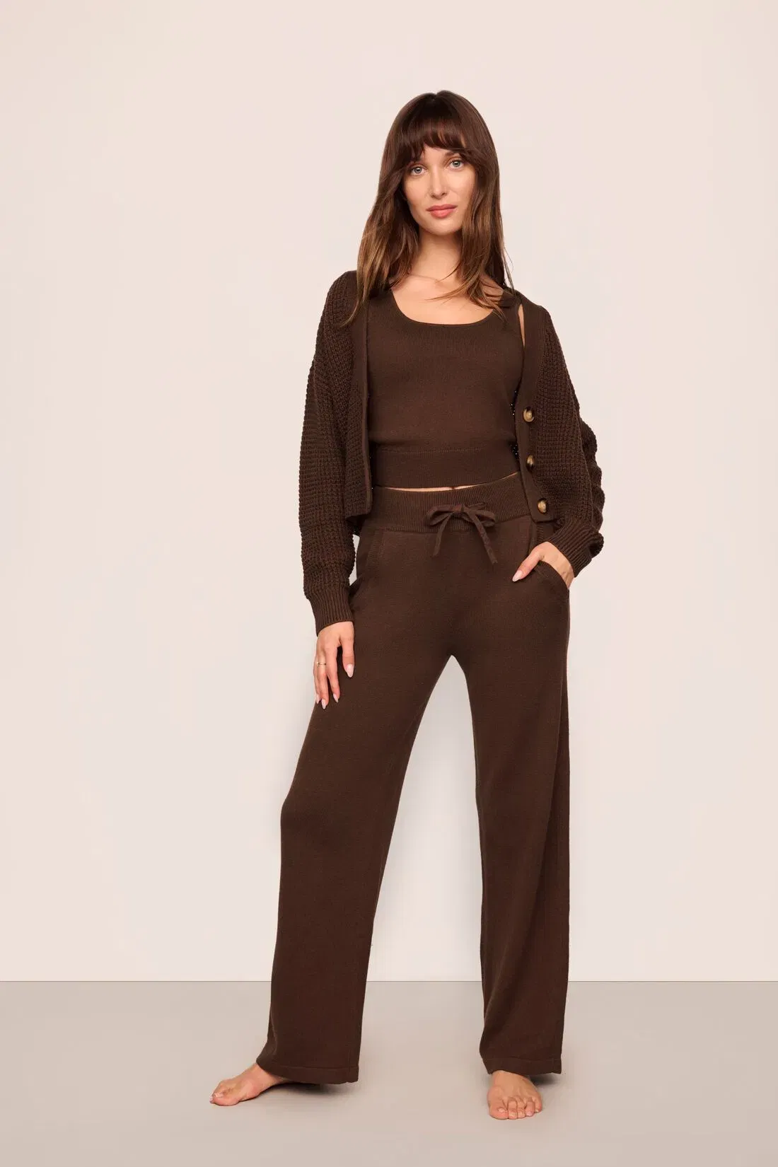 Recycled Sweater Cropped Cardigan