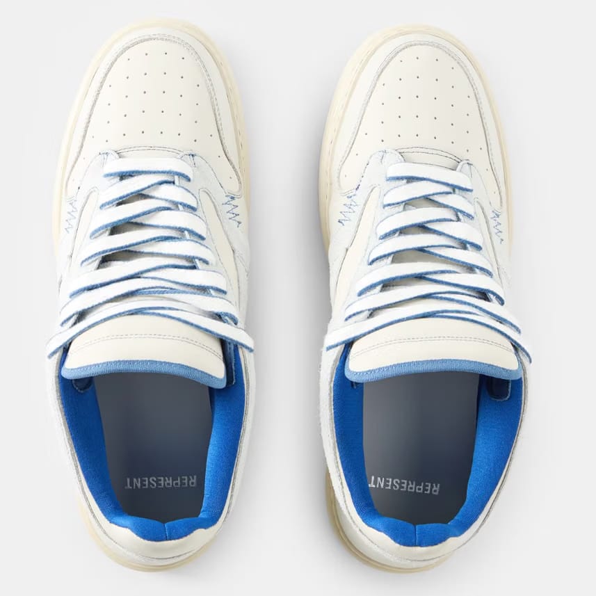REPRESENT Men's Chunky Trainers, Chunky Style ' White/Blue'