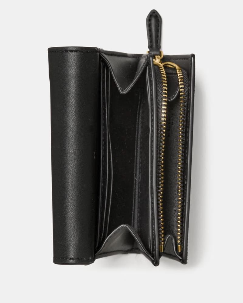 Bridget Crinkle Patent Small L-zip Wallet
