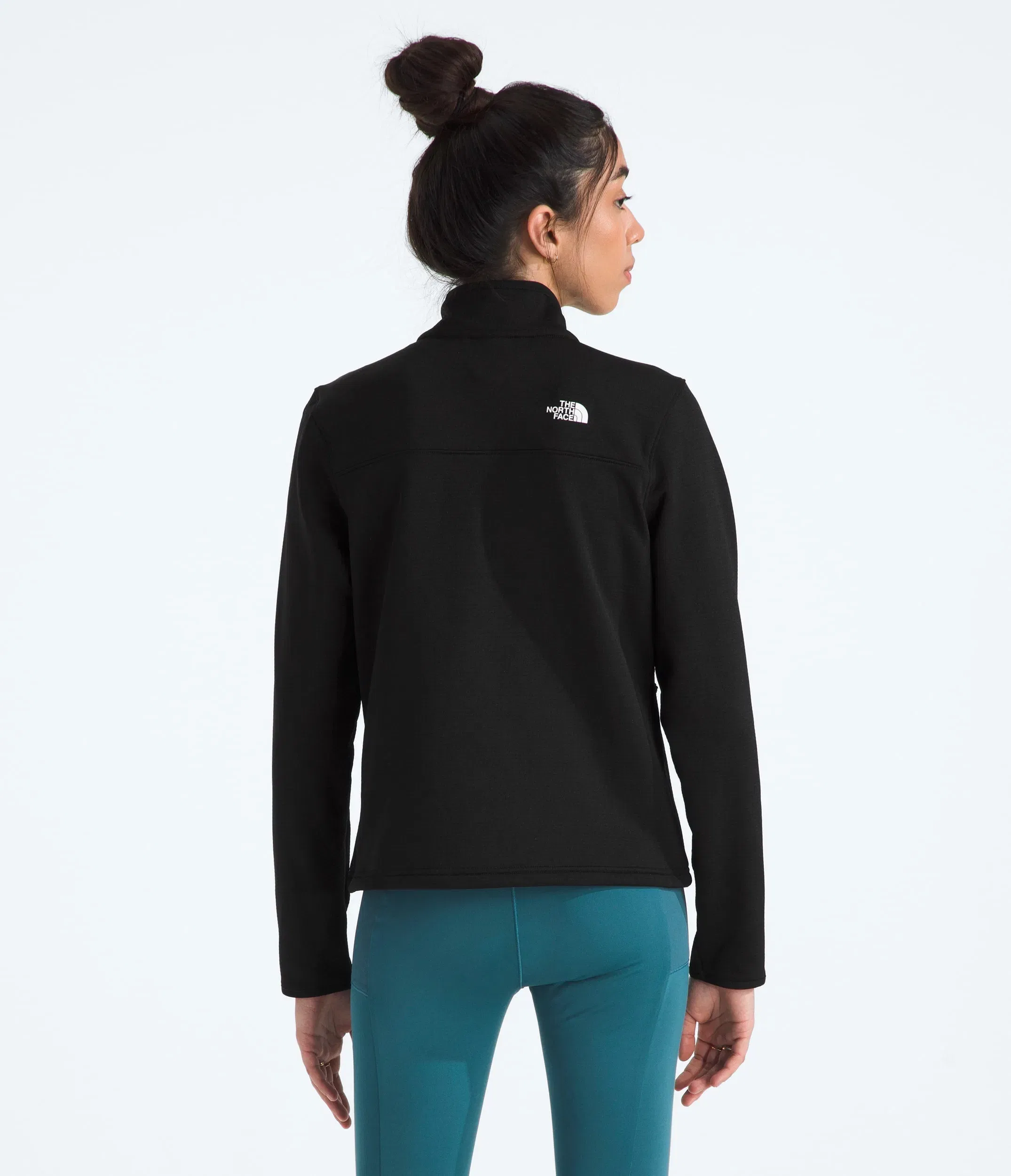 The North Face Women’s Cedar Trail Grid Fleece Jacket TNF Black