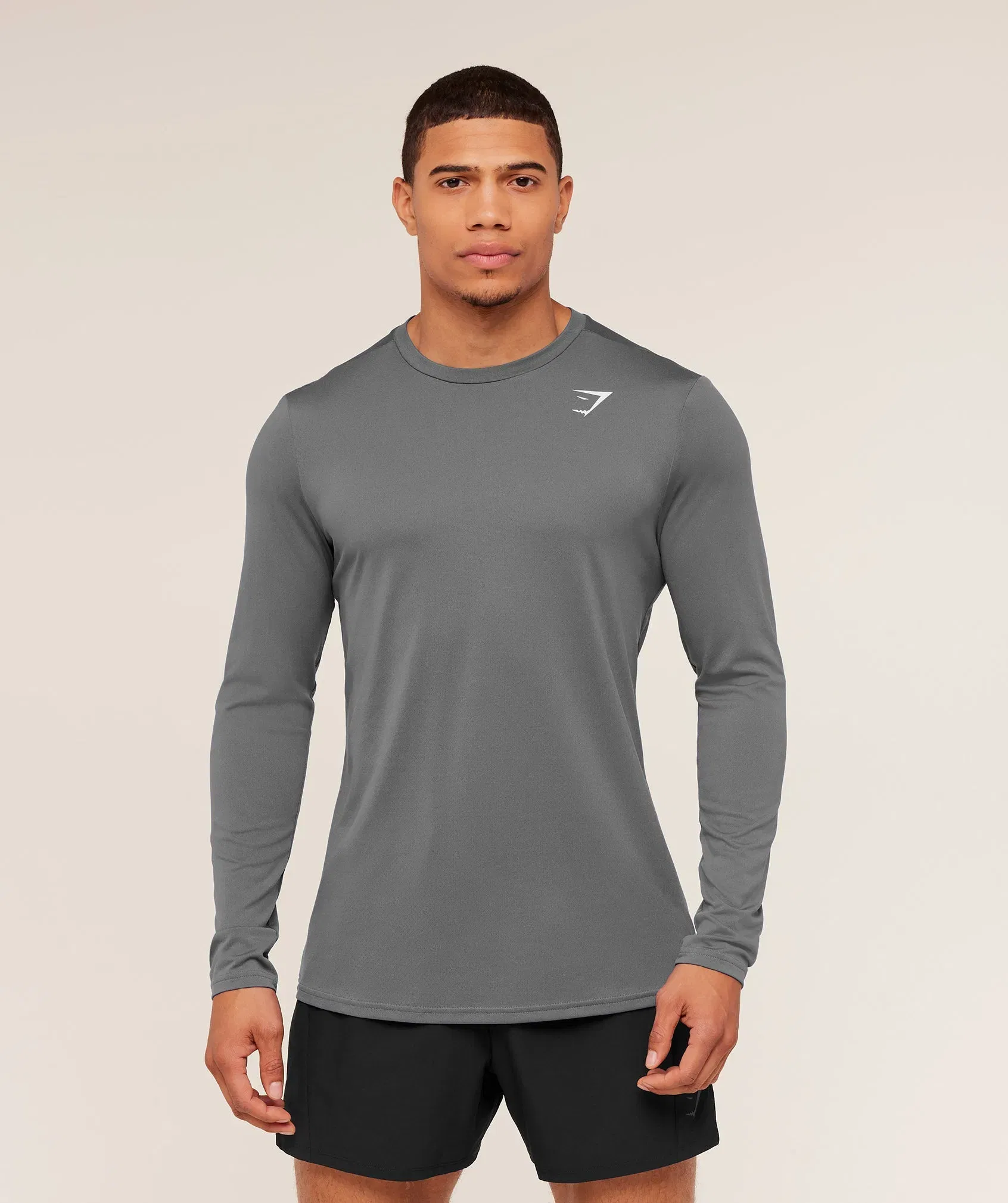 Gymshark Arrival Long Sleeve T-Shirt - Silhouette Grey
