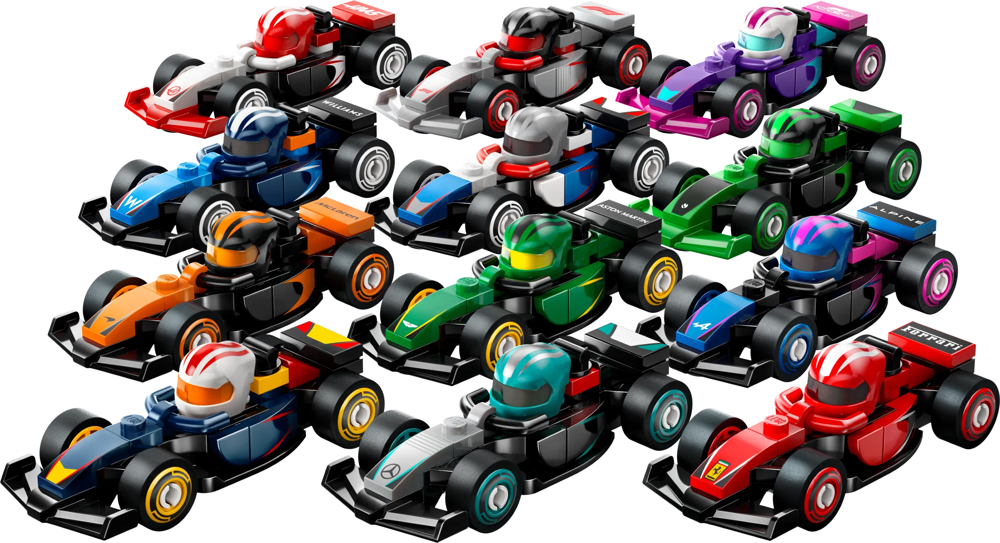 Lego F1 Collectible Race Cars