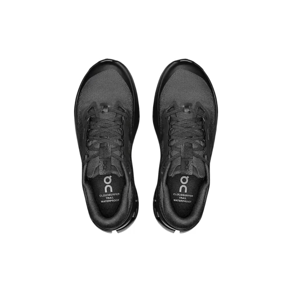 On Running Cloudsurfer Trail 2 Waterproof Black