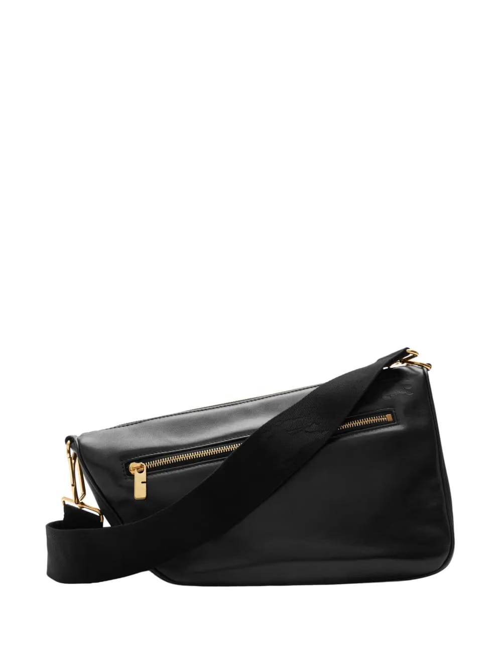 Medium Shield leather messenger bag