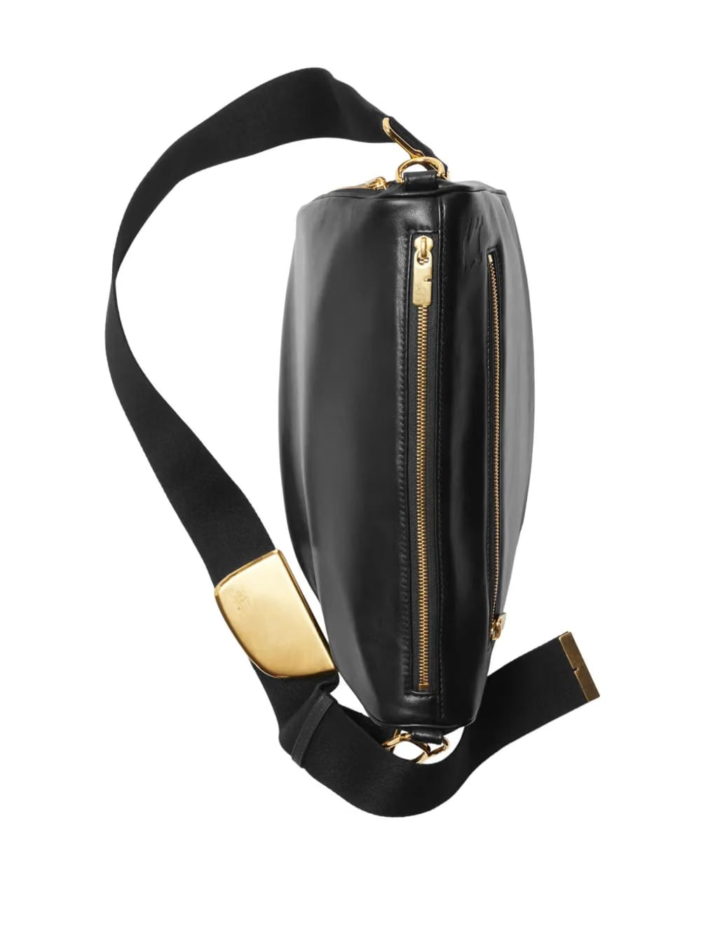 Medium Shield leather messenger bag