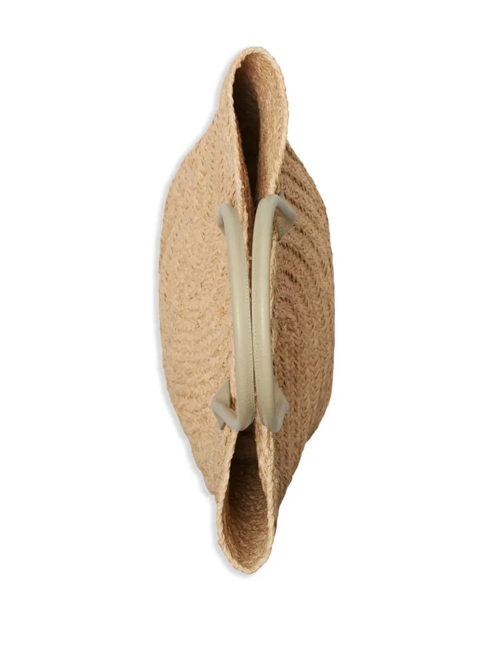 woven-raffia tote bag