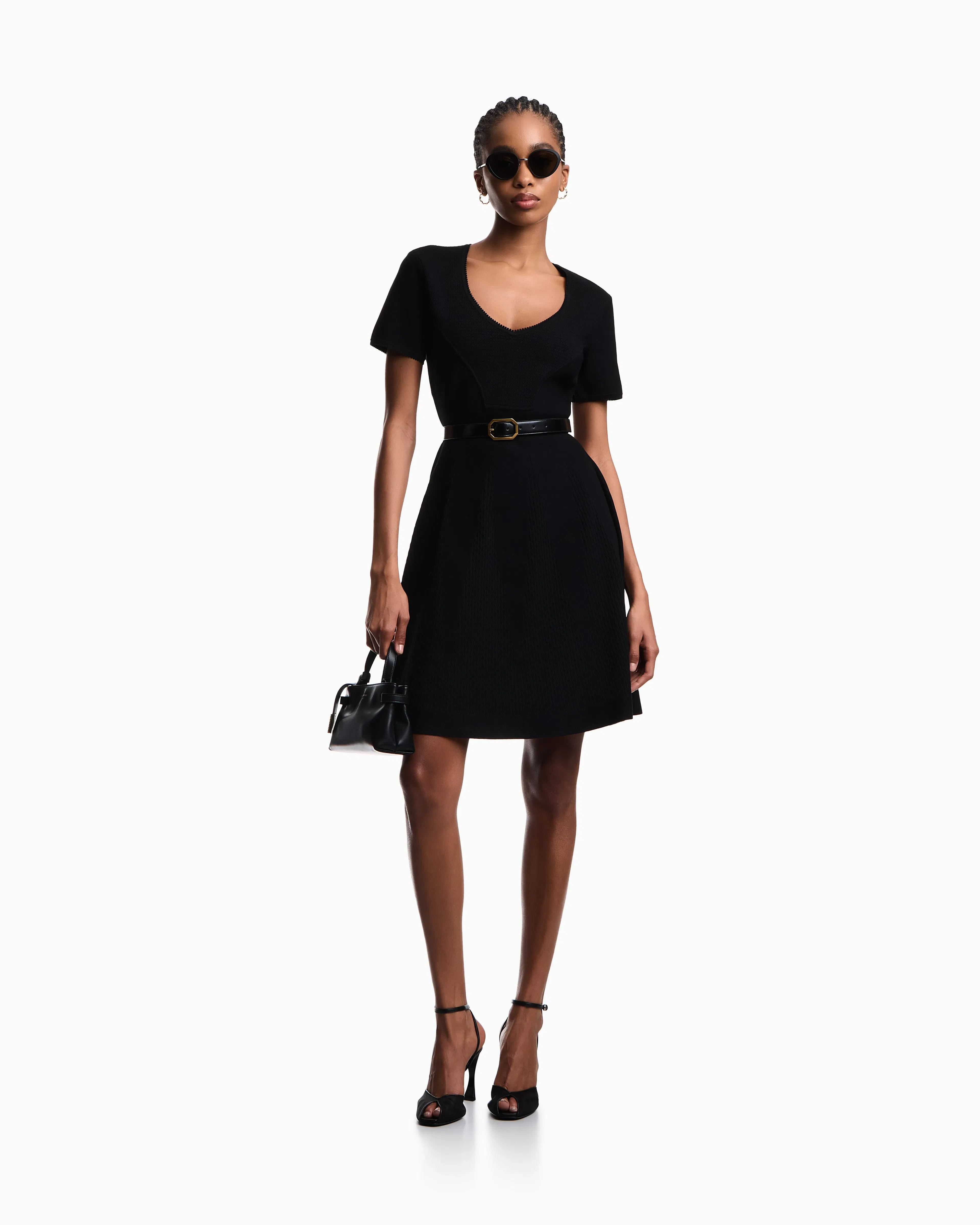 Emporio Armani Fabric stitch dress