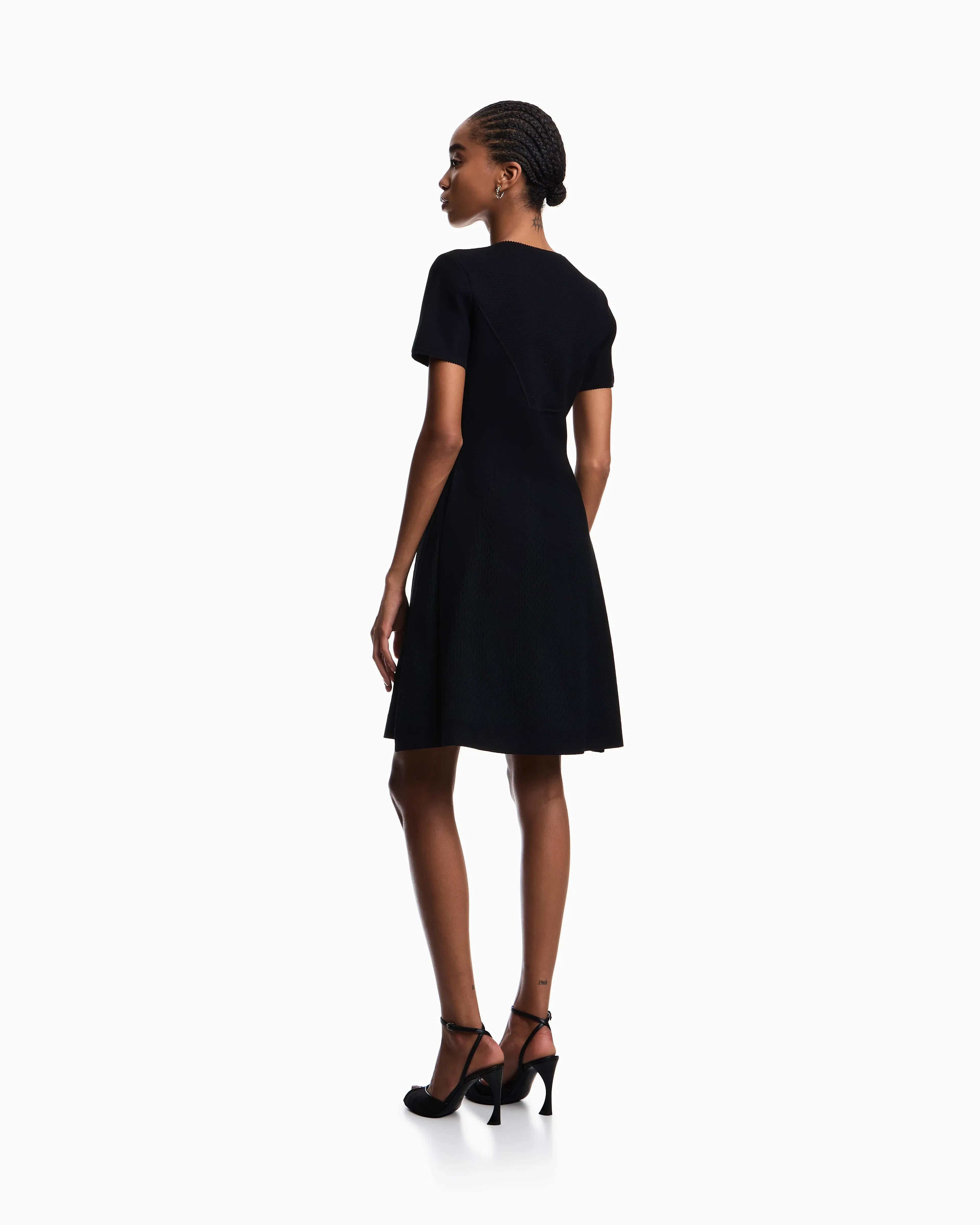 Emporio Armani Fabric stitch dress
