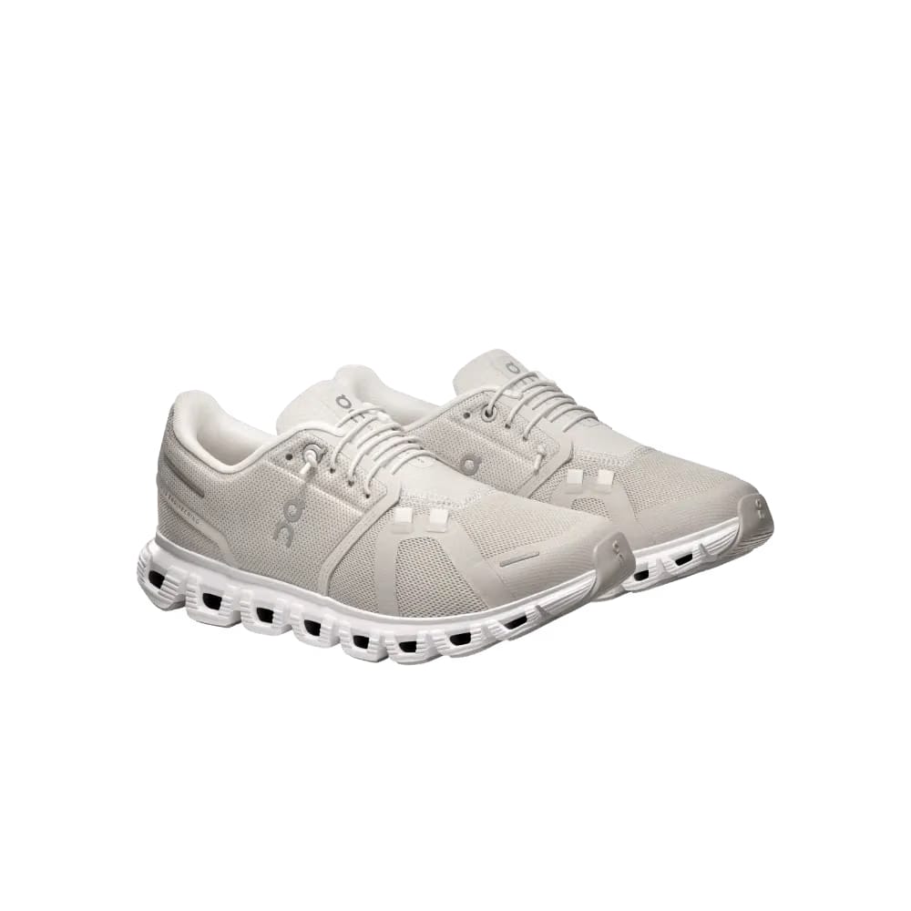 On Running Cloud 6 Wide Pearl White