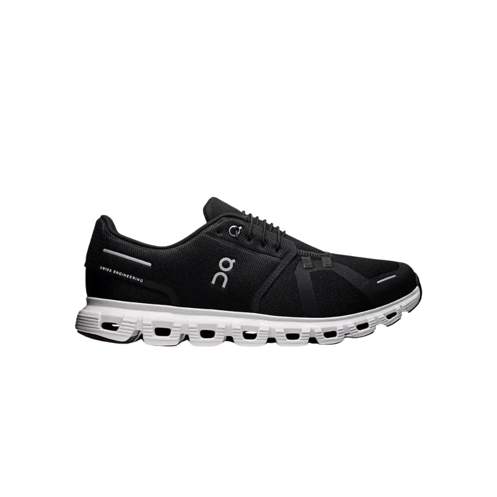 ON Running Cloud 6 Wide Black White
