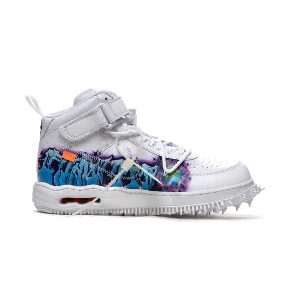 Nike Air Force 1 Mid Off-White Graffiti White