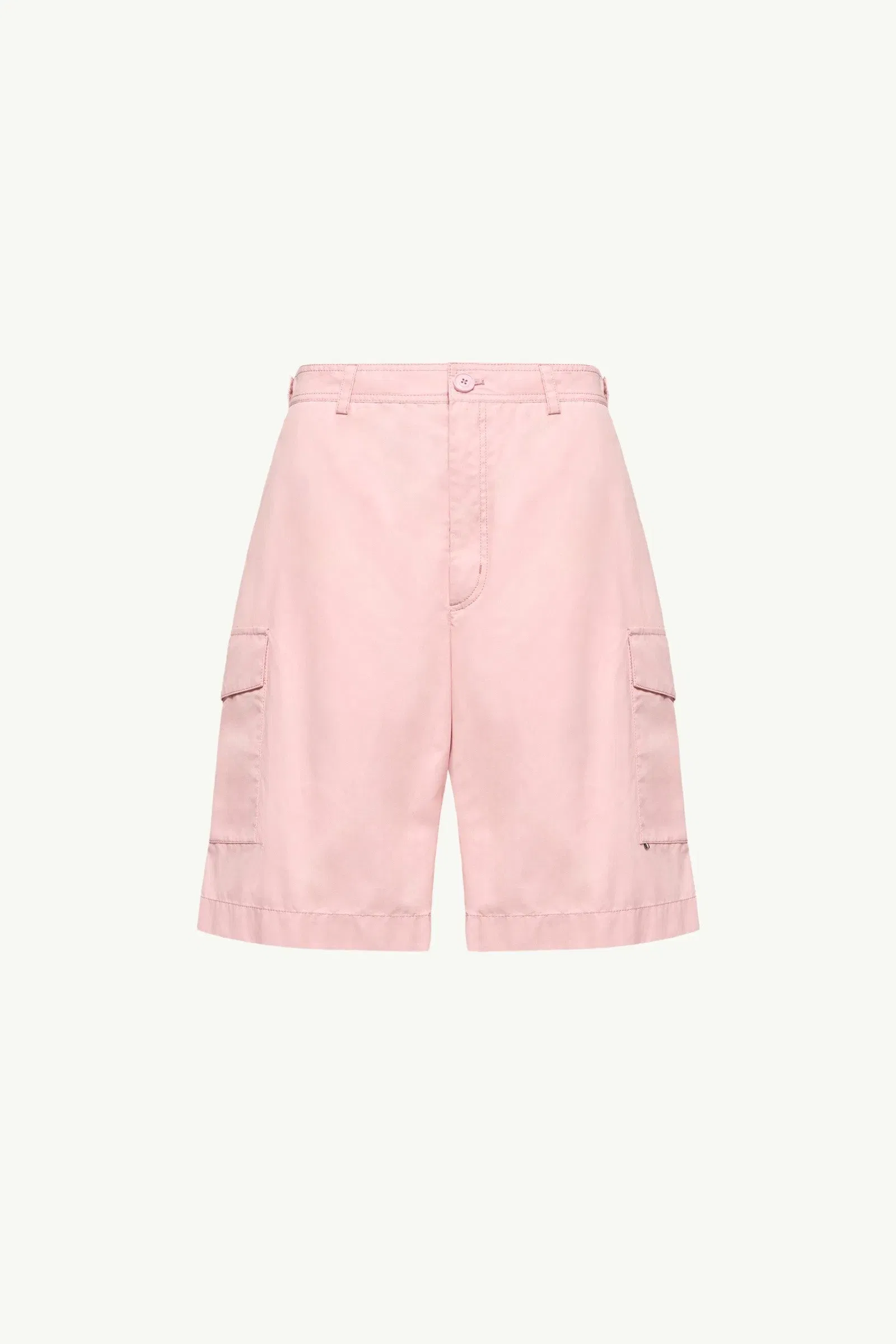 Moncler Gabardine Cargo Shorts Pink Pink