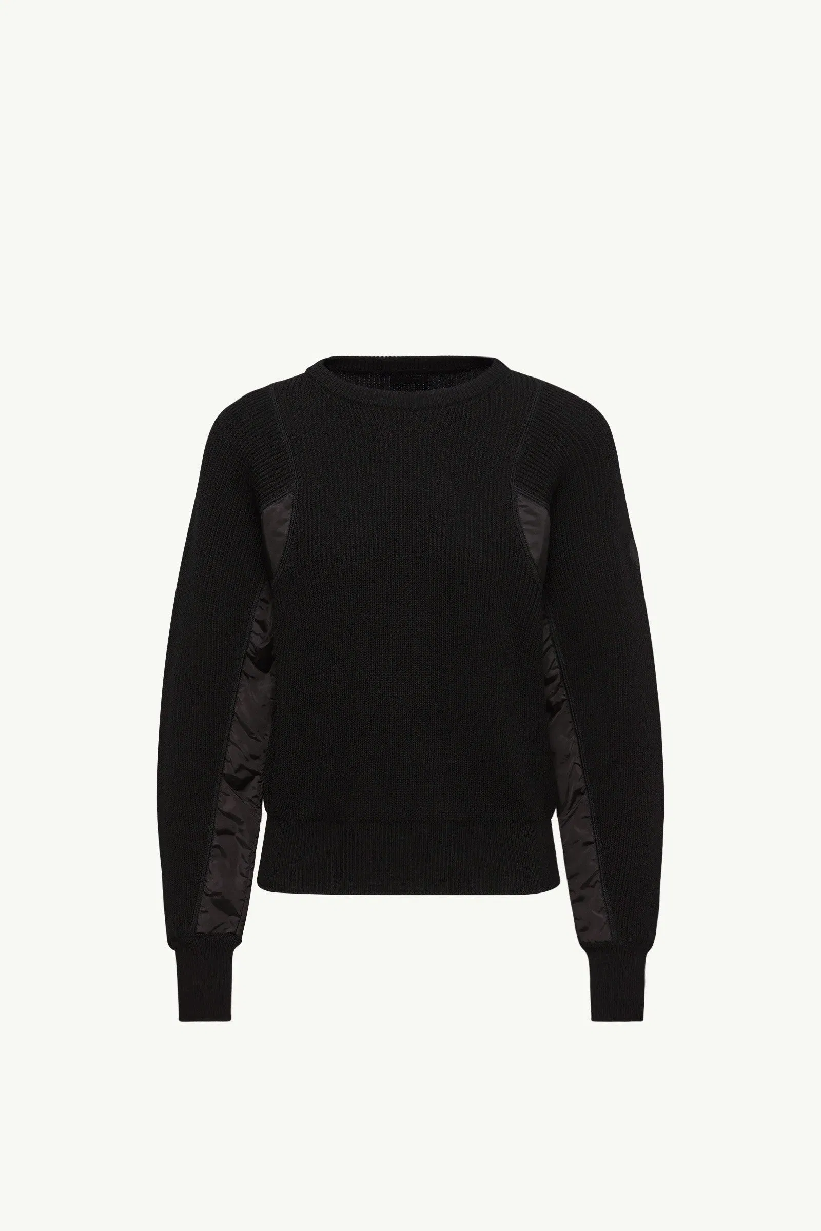 Moncler Cotton Sweater Black Black