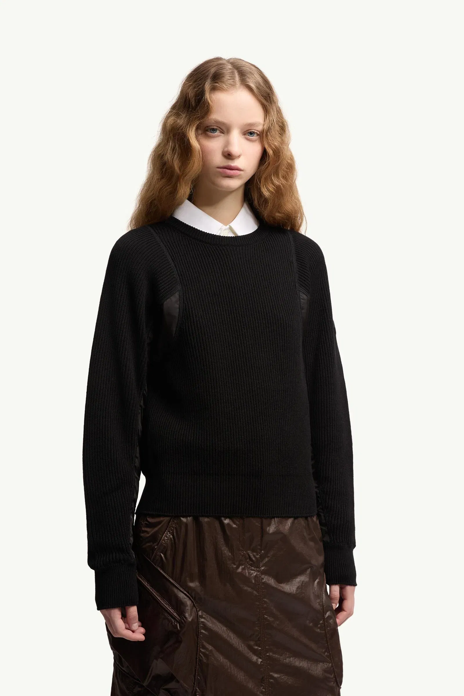 Moncler Cotton Sweater Black Black
