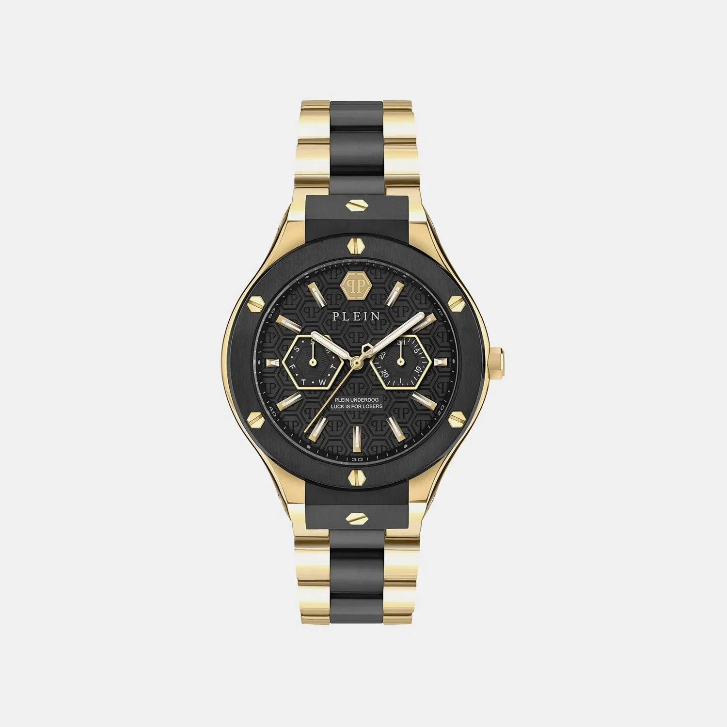 Philipp Plein Men Quartz Black Dial Analog Stainless Steel Watch Pw1Ga0626