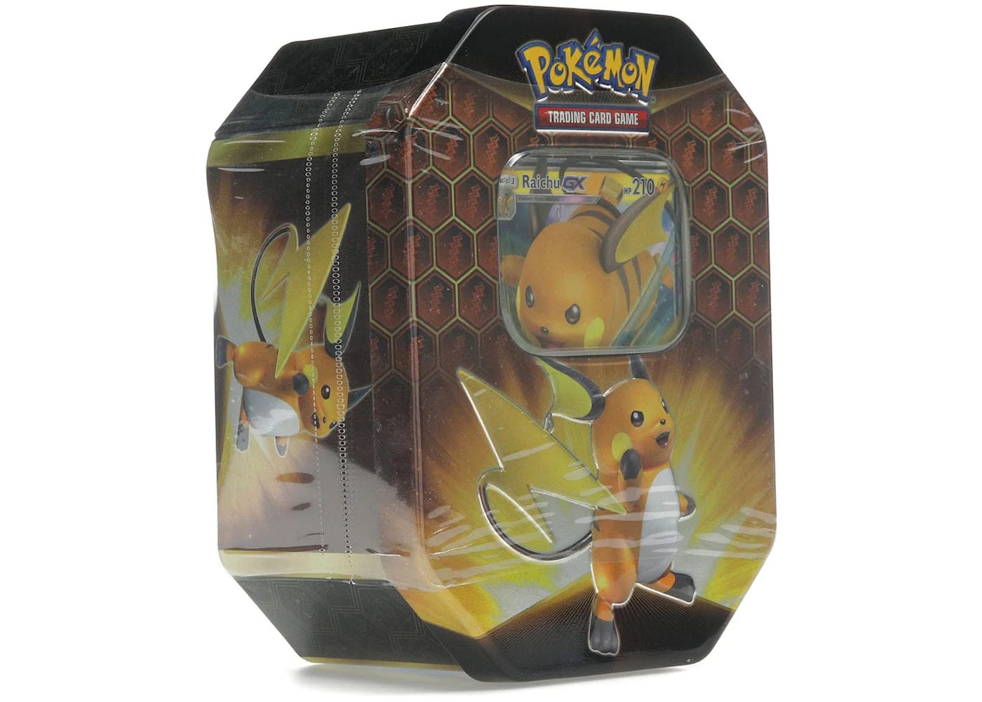 2019 Pokemon Hidden Fates Raichu Tin
