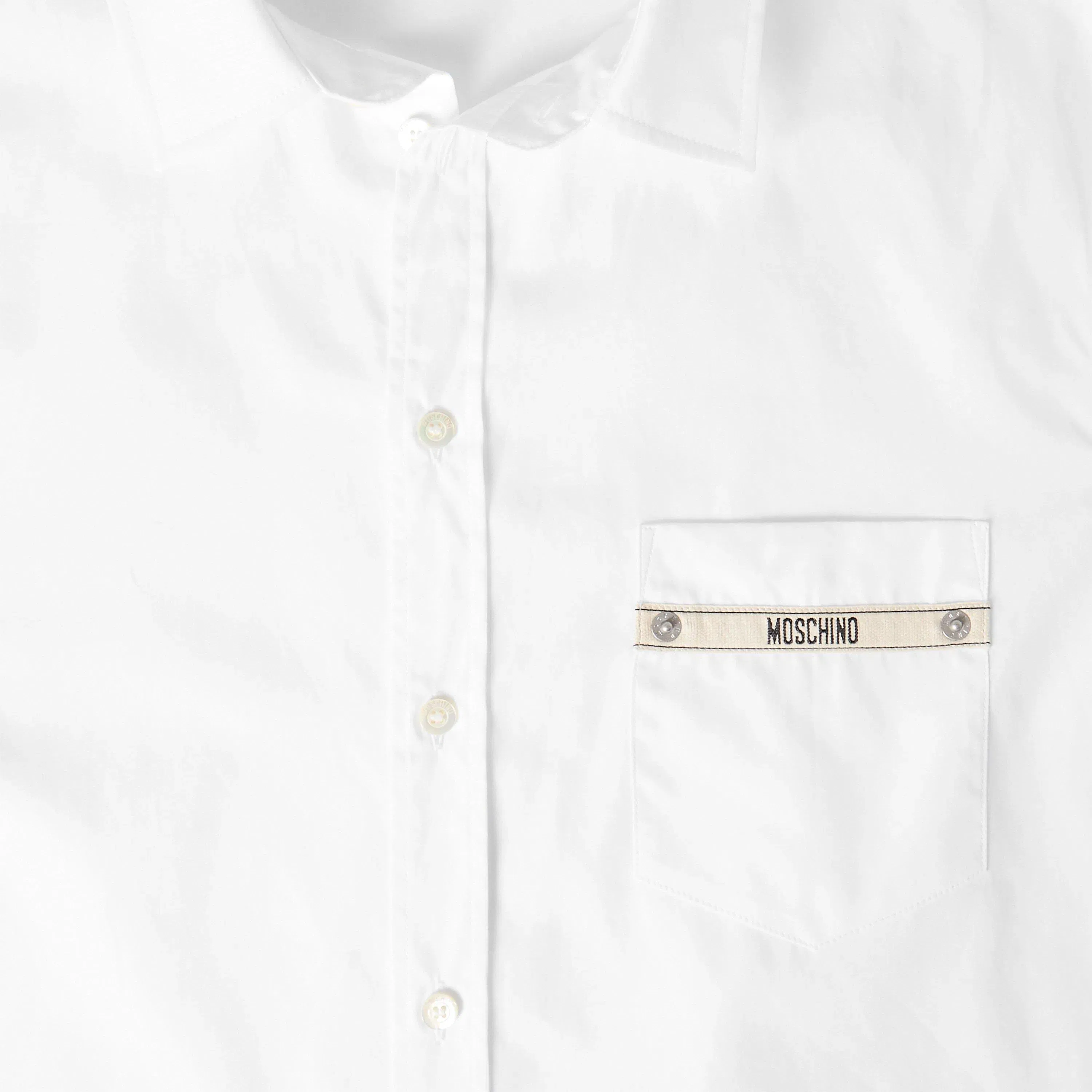 Tape Long Sleeve Plain Shirt