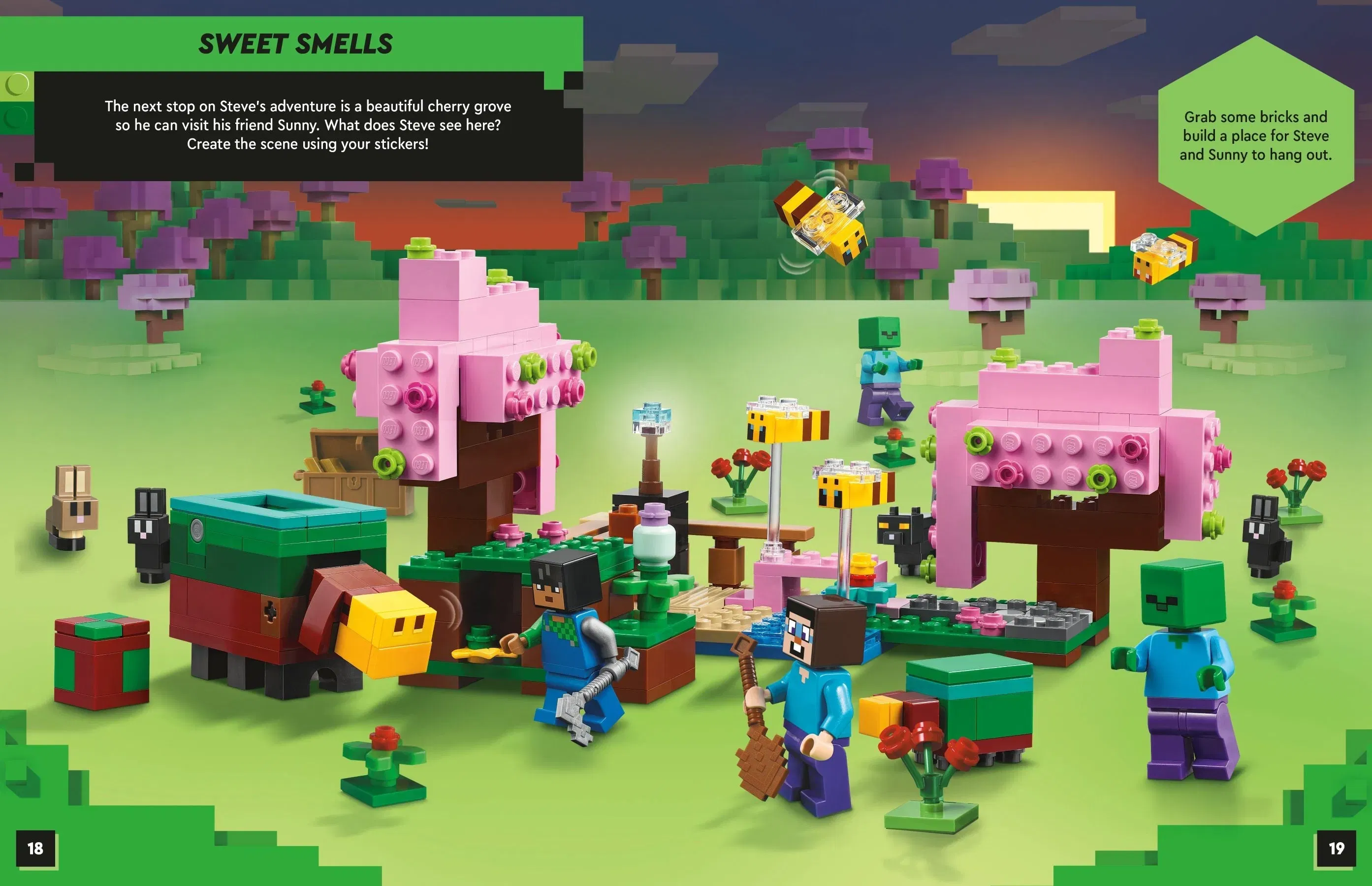 Lego Steves Netherite Adventure