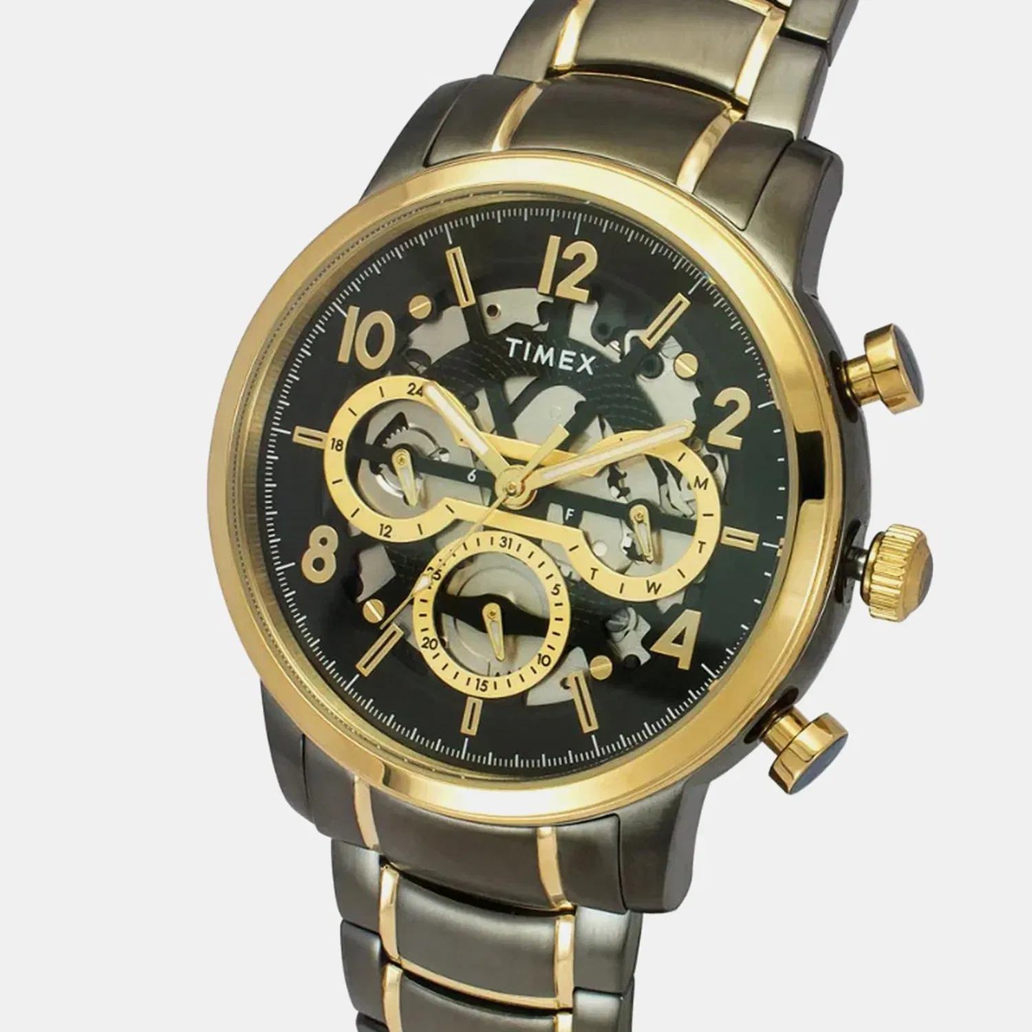 Timex Signio Men Quartz Dial Multi-Function Stainless Steel Watch Tweg20208