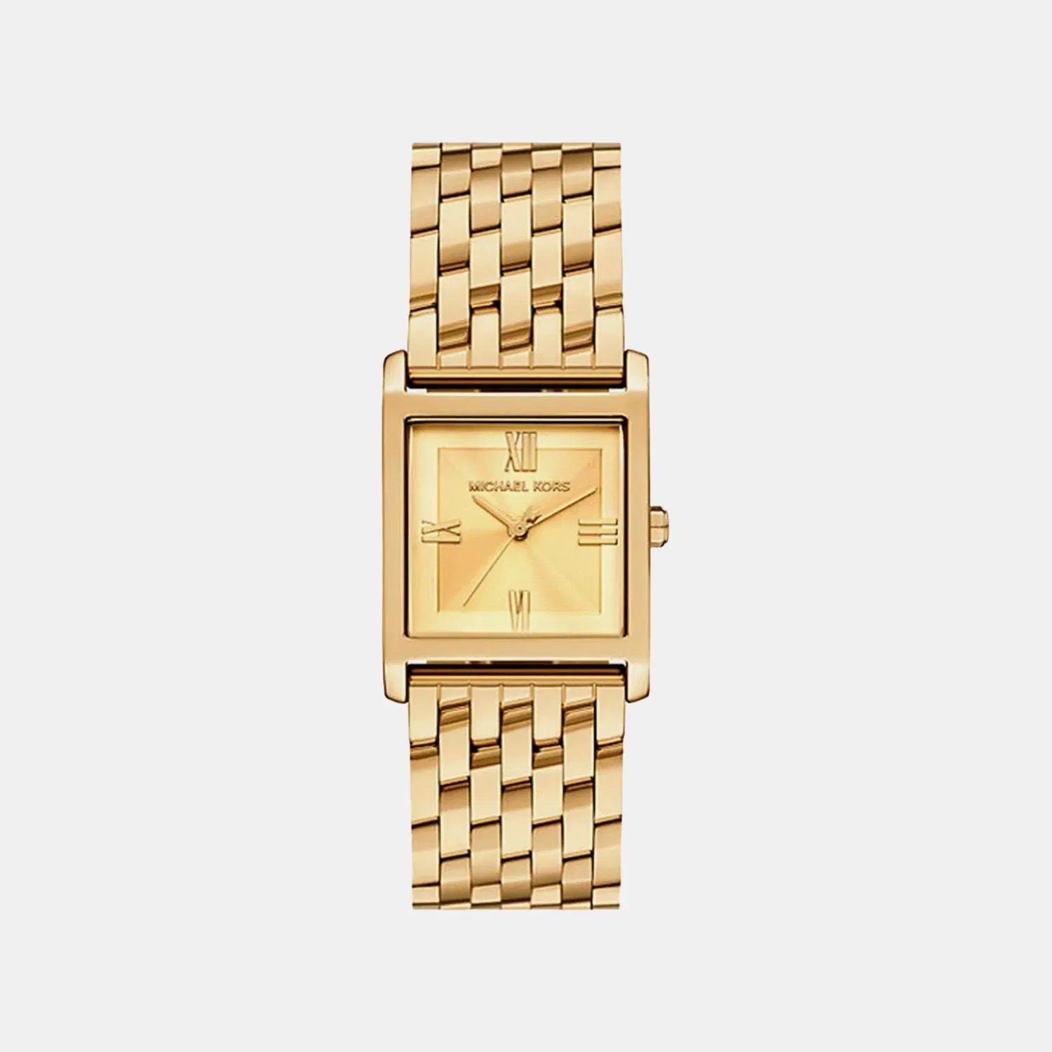 Michael Kors Georgie Women Quartz Gold Dial Analog Stainless Steel Watch Mk4934