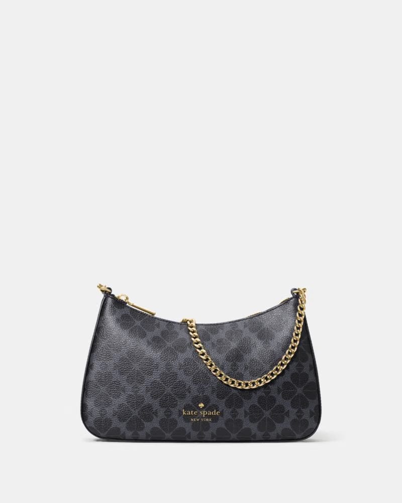 KateSpade Margot Spade Flower Convertible Shoulder Bag Black