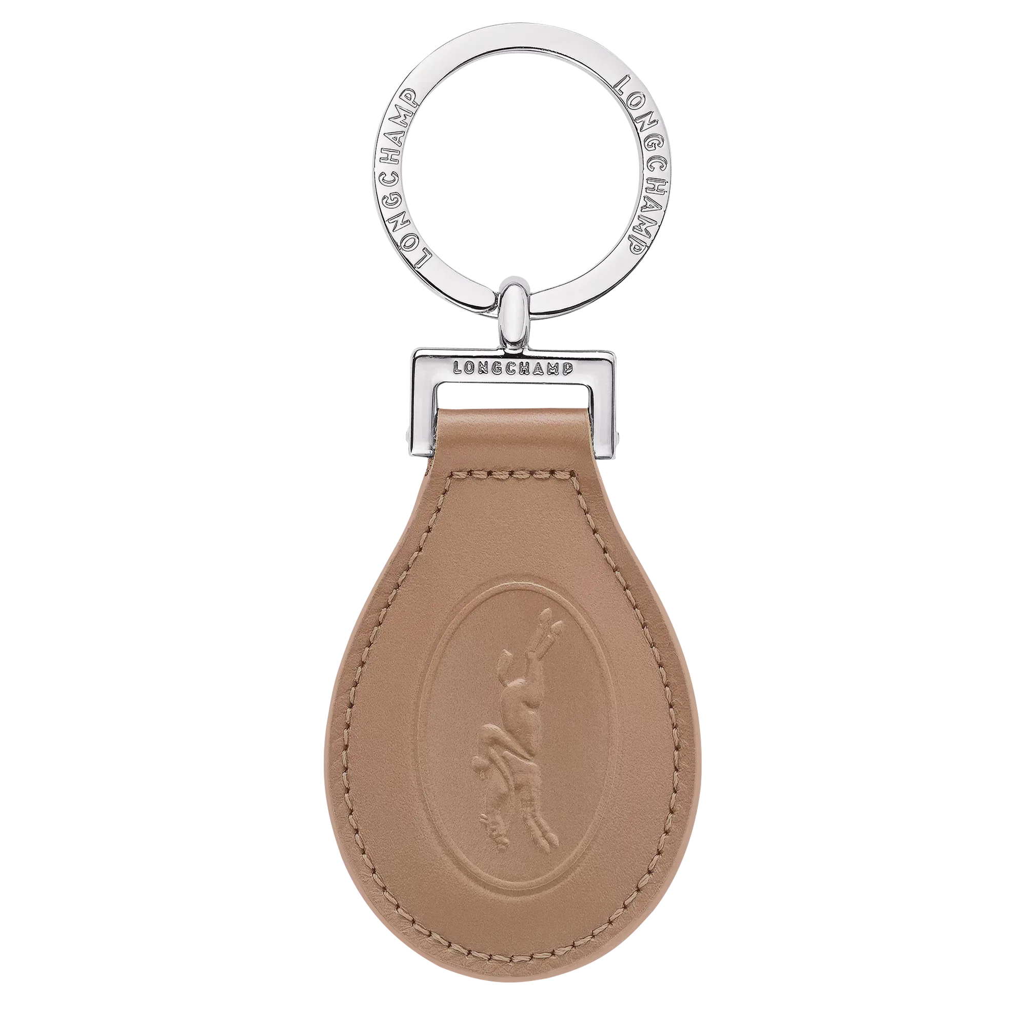 Longchamp Le Foulonné Key ring Biscuit