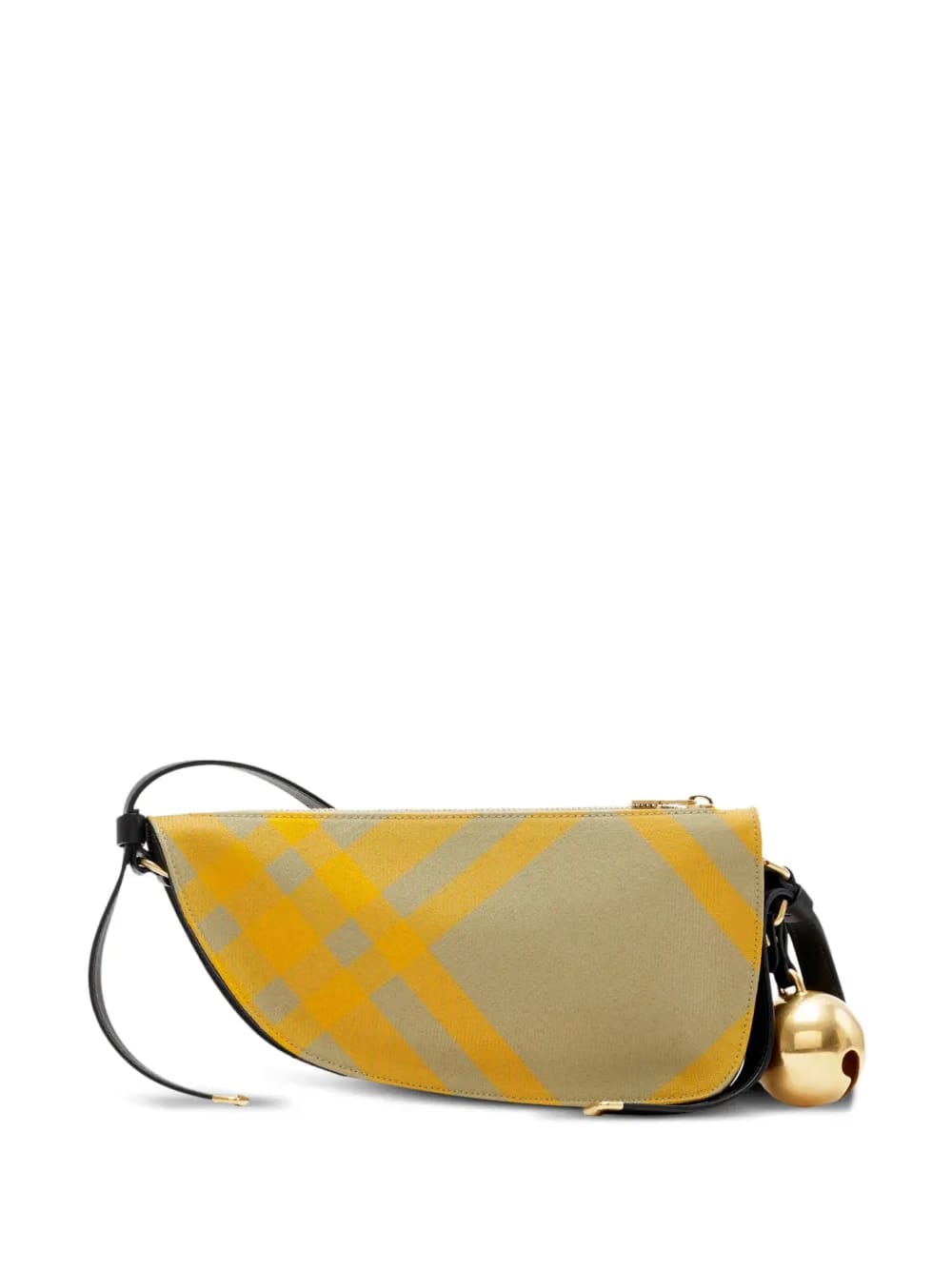Sling Shield check-pattern shoulder bag