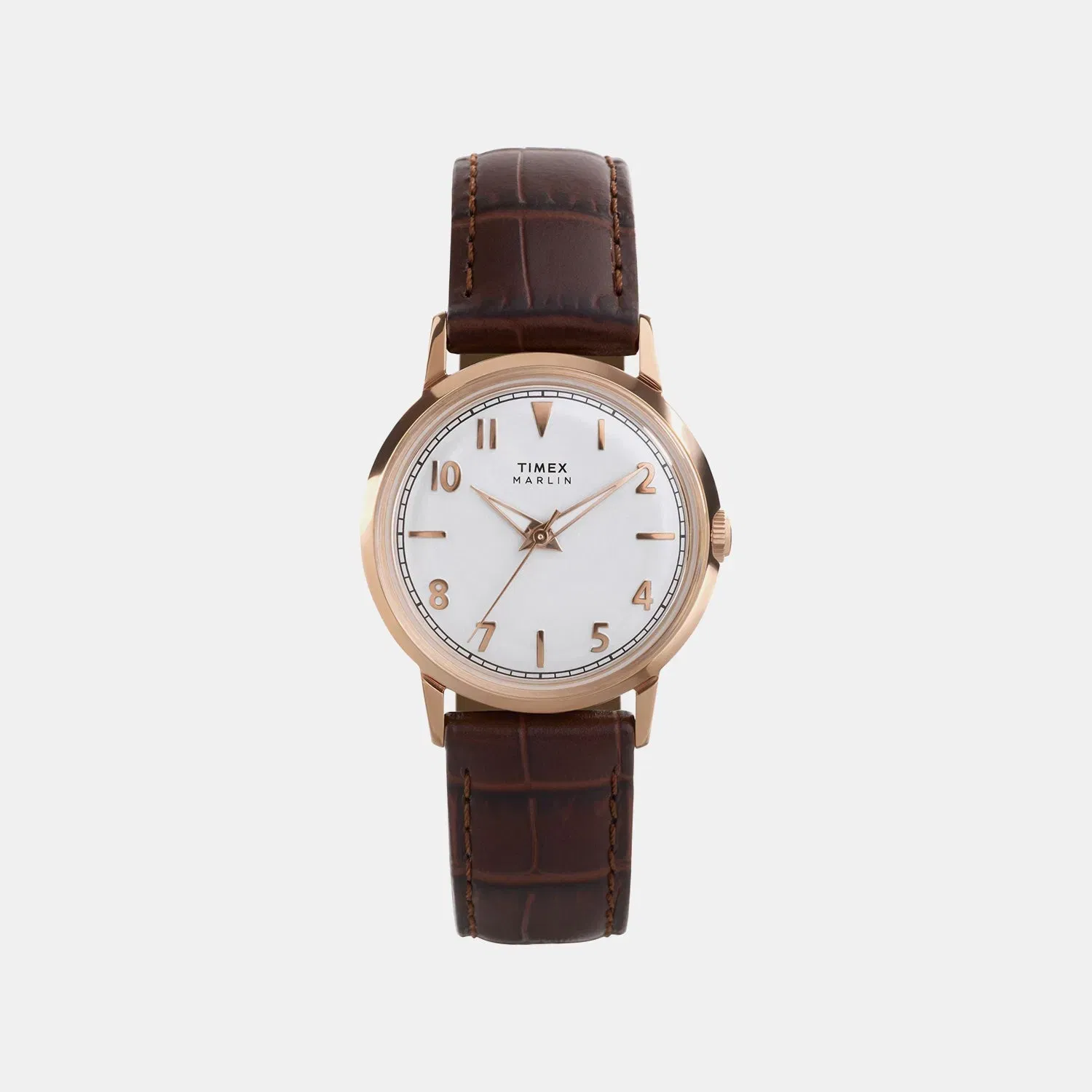 Timex Unisex Quartz Silver Dial Analog Leather Watch Tw2Y37700Uj