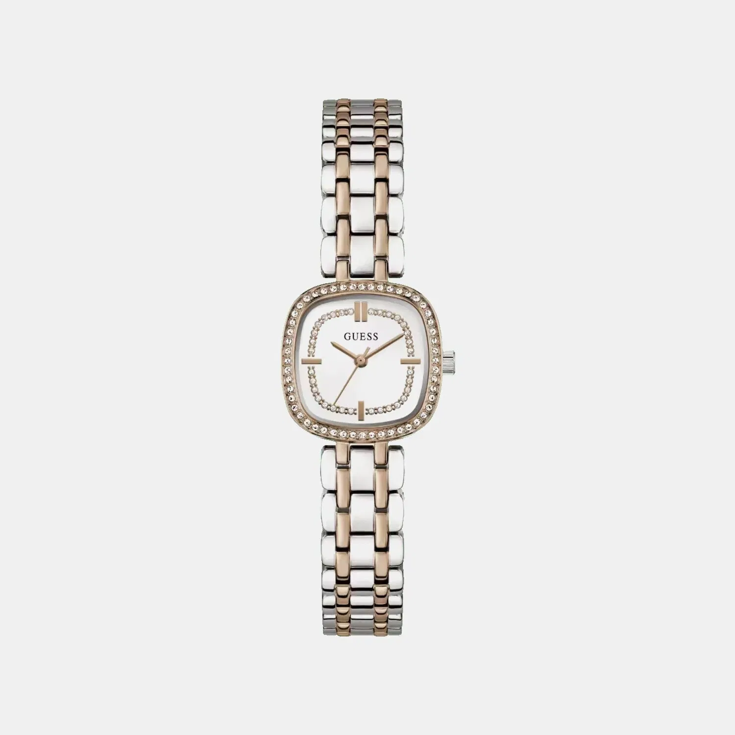 Guess Gb Hazel Women Quartz White Dial Analog Stainless Steel Gw1018L5