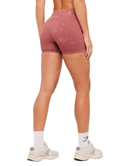 Women's Gymshark Steel Seamless Shorts GS Reset Pink