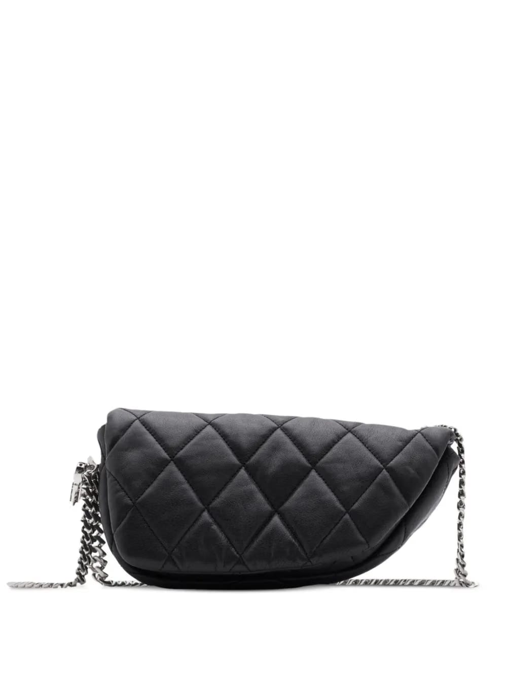 Shield Lock leather shoulder bag